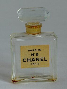 Vintage Chanel No. 5 Empty Mini Bottle 14ml 86K Collectible France